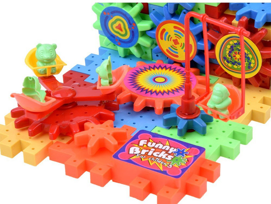 Spatial construction blocks WAFFLES 81 pieces for small children ZA2951