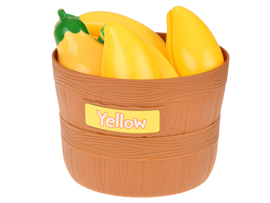 Set for cutting vegetables and fruits with Velcro + learning colors - 34 pieces ZA5904