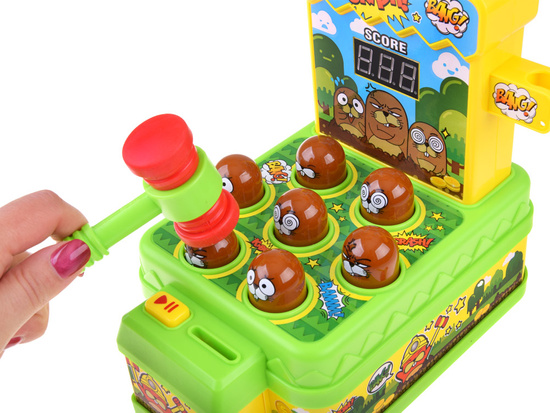 Arcade game "Hit the moles with a hammer" - light and sound ZA5954