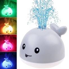 Whale toy The bath fountain lights ZA3880