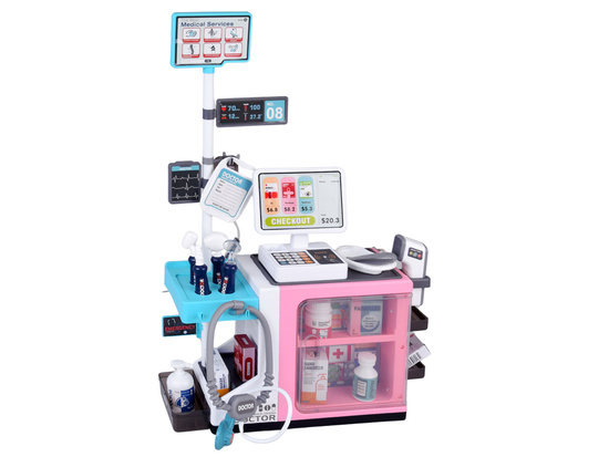 Small doctor large health center clinic pharmacy doctor hospital ZA6011