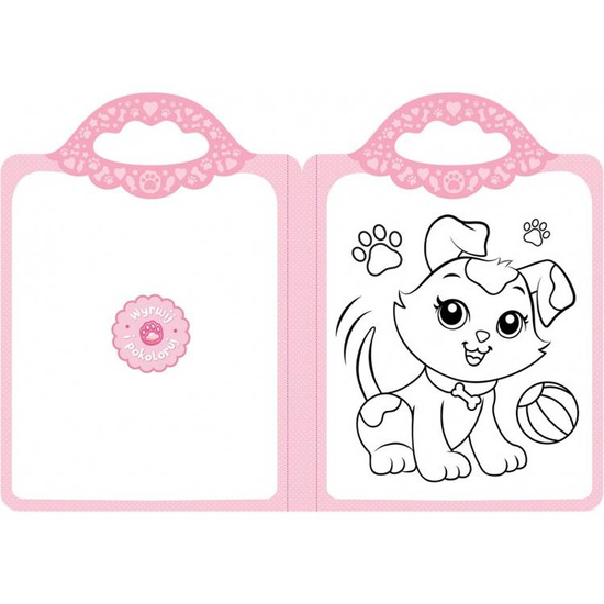 Aksjomat Ukochane pupile. Malowanka z naklejkami. KS0720