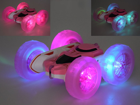 360 degree remote controlled car with glowing wheels RC0675 RO