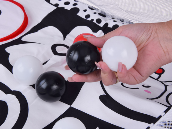 Contrasting educational mat playpen + balls rustling book ZA5826