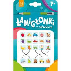 Aksjomat Łamigłówki z ołówkiem 7+ krzyżówki labirynty kieszonkowa książeczka  KS0860