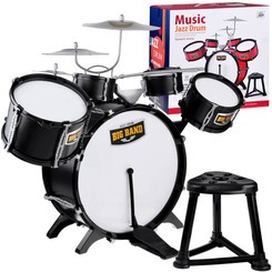 Large rock drums, drums, cymbals, sticks + chair IN0161 CY