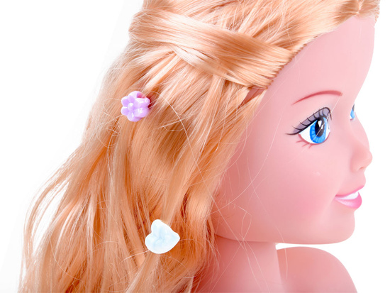 Doll blonde head for combing hairdresser ZA3940