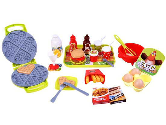 Waffle Kit + Art. food dishes ZA 2401