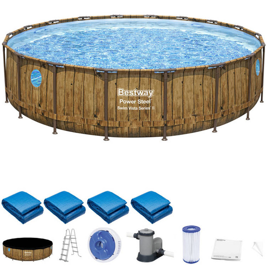 Bestway Rattan pool 549x122 13in1 56977