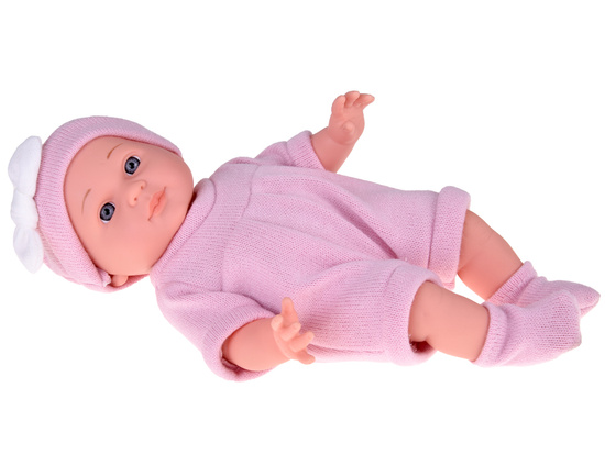 Baby Doll with Crib in Pink Outfit Newborn ZA5855