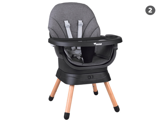Multifunctional 6-in-1 swivel feeding chair for children ZA5659