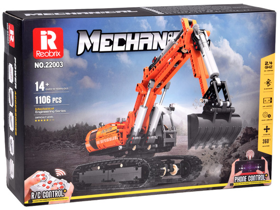 Remote-controlled EXCAVATOR 1106-piece construction set ZA5797