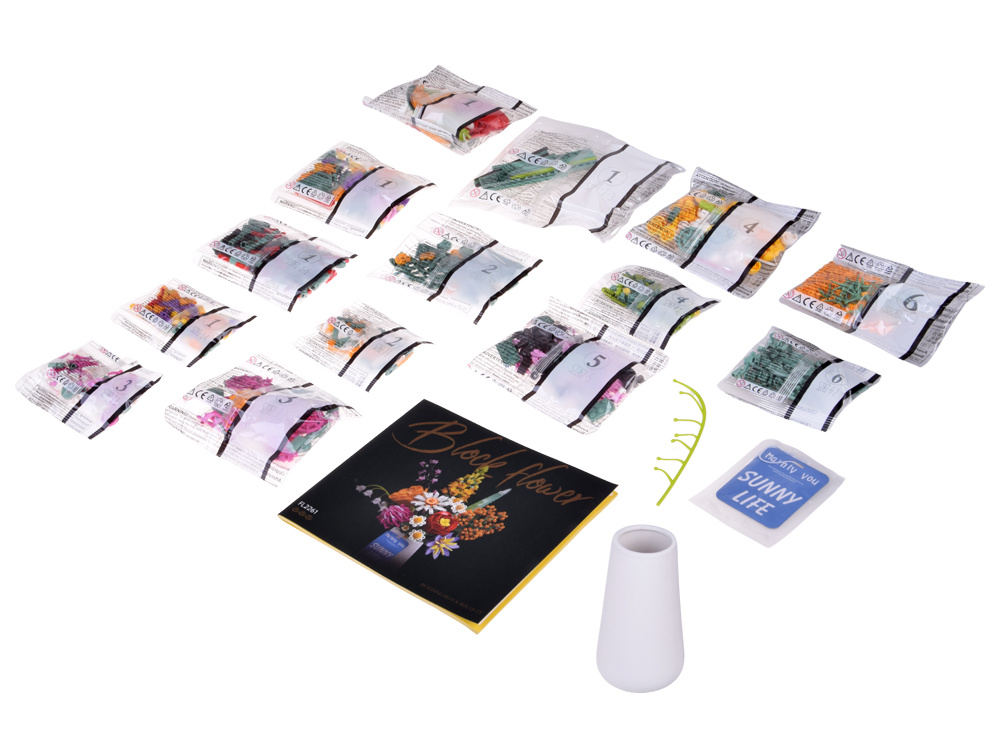 Klocki techniczne kwiaty BUKIET KWIATÓW ceramiczny wazon 1070 ele ZA5865 pol_pl_Klocki-techniczne-kwiaty-BUKIET-KWIATOW-ceramiczny-wazon-1070-ele-ZA5865-22574_2