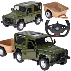 Rastar remote-controlled car Land Rover Defender 1:14 remote control with lights RC0712