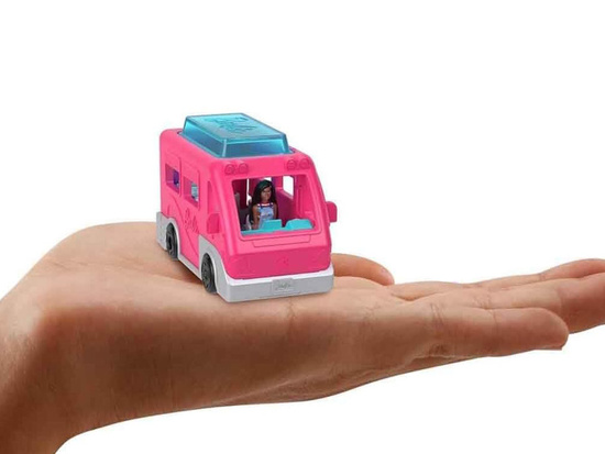Mattel Mini Barbie Land Tourist Doll + Camper Van ZA6038 C