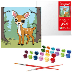 Painting by numbers for kids 25x25cm KHO6193 Magic deer AP0083