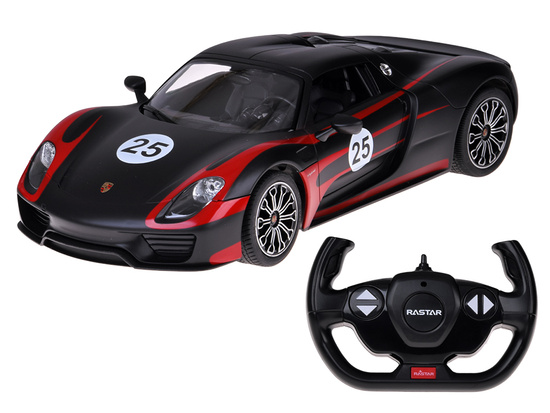 Rastar remote-controlled car Porsche 918 Spyder 1:14 remote control with lights RC0711