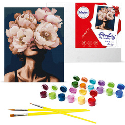 Painting by numbers kit The Secret of Peonies KHO8417 40x50 AP0062