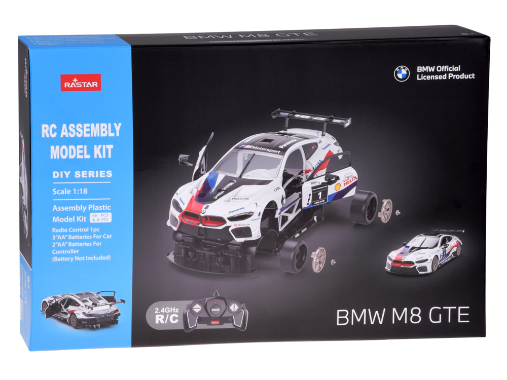 Rastar model 1:18 do złożenia BMW M8 GTE auto sterowane na pilota RC0708 pol_pl_Rastar-model-1-18-do-zlozenia-BMW-M8-GTE-auto-sterowane-na-pilota-RC0708-22328_1