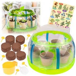 Little Gardener BIO Set – Greenhouse, Seeds, and Pots for Growing Plants ZA5776