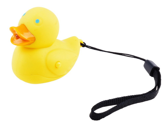 Colorful DUCK keychain - Pendant with light + sound ZA3527