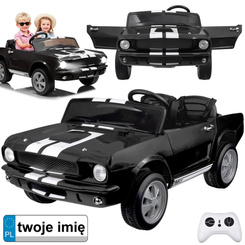 Autko na akumulator dla dzieci SHELBY GT 350 klasyk DWUOSOBOWE PA0336