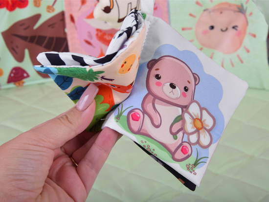 Educational Baby Play Mat with Arch + Toys, Teether, Contrast Book ZA5828