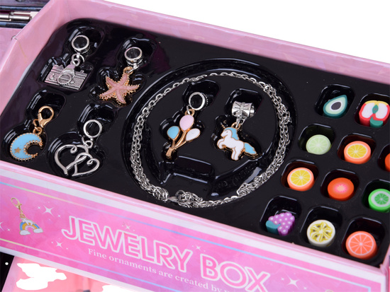 Foldable jewelry box beads DIY hair ornaments ZA5732