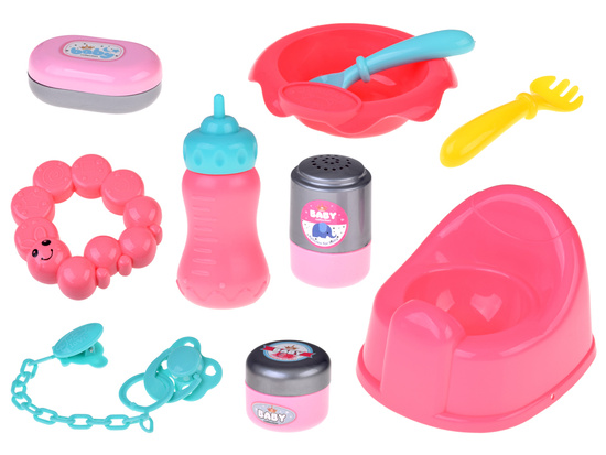 Deluxe Baby Doll Set with Stroller, Crib, Play Mat and Accessories – 17 pcs ZA5916