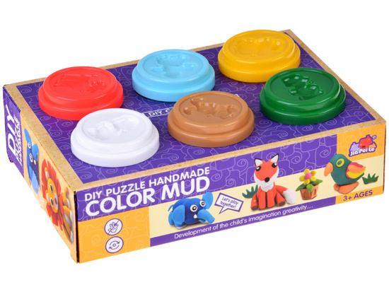 Plasticine Plasticine set of 6 pieces colored plasticine ZA5294