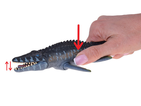 Set of large dinosaur figurines, 4 pieces, figures with movable elements ZA5689