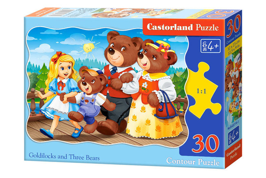 Puzzle 30 pieces Goldilocks and Three Bears