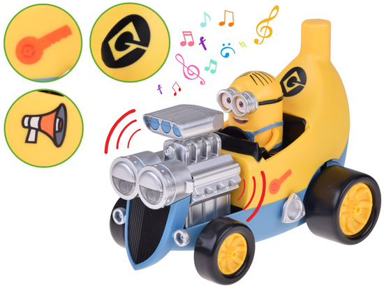 Minionek w Bananowym Aucie – Światła, Dźwięki i Wibracje ZA5941