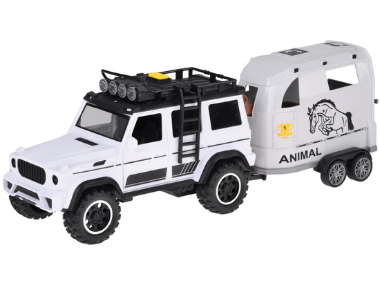 Off-road vehicle with opening trailer, buggy + HORSE Light and sound ZA5912