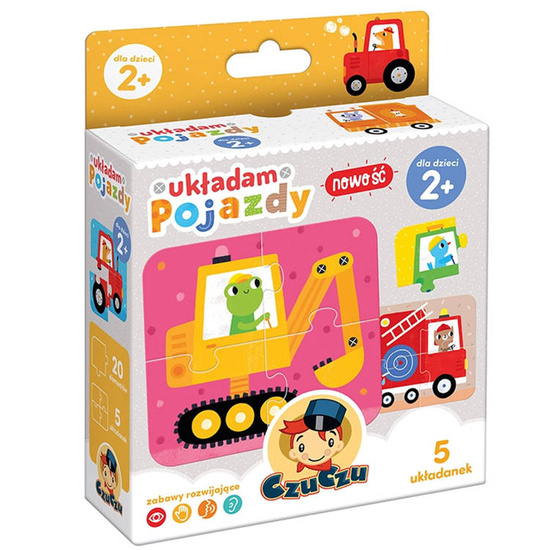 CzuCzu I am arranging VEHICLES with 5 puzzles ZA4047