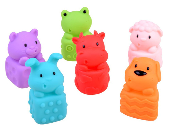 Rubber bathing animals water toys ZA2955