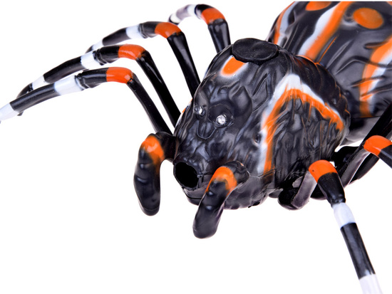 Realistic spider toy with remote control, lights up, walks in pairs RC0636