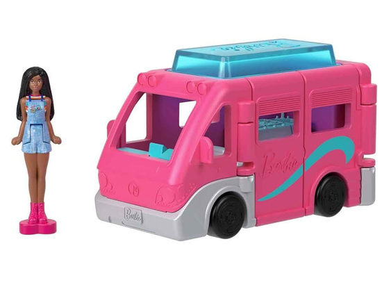 Mattel Mini Barbie Land Tourist Doll + Camper Van ZA6038 C