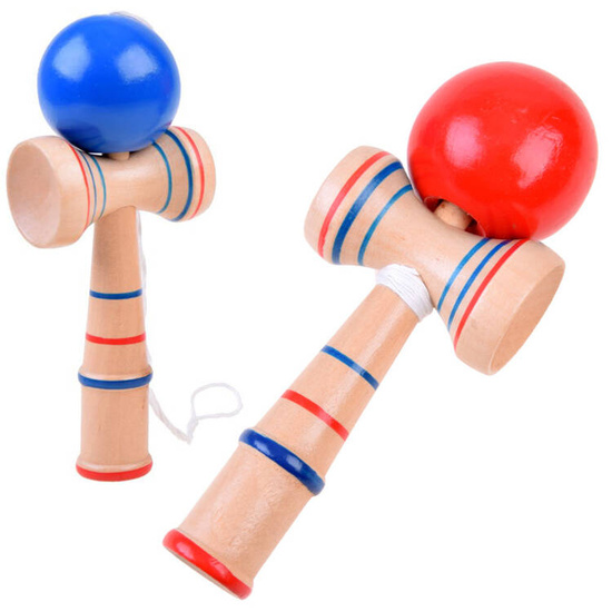 Kendama Drewniana gra zręcznościowa zabawka drewniana GR0462