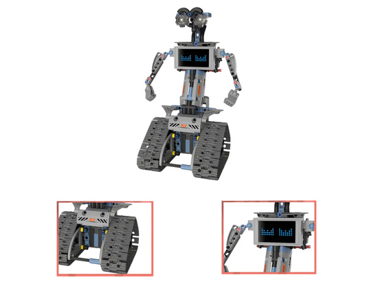 5-in-1 Remote Controlled Building Blocks - Build ROBOTS and Bring Them to Life! RC0742