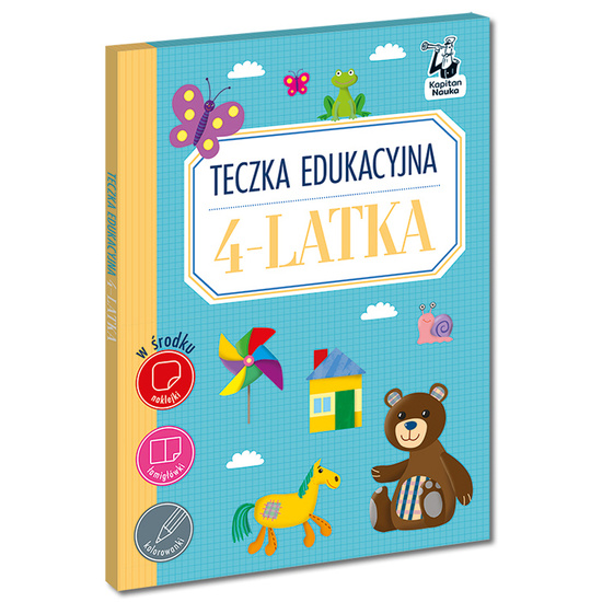Kapitan Nauka Teczka edukacyjna 4-latka KS1219