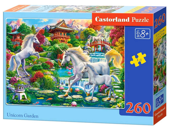 Puzzle 260 Unicorn Garden jednorożec ogród jednorożców