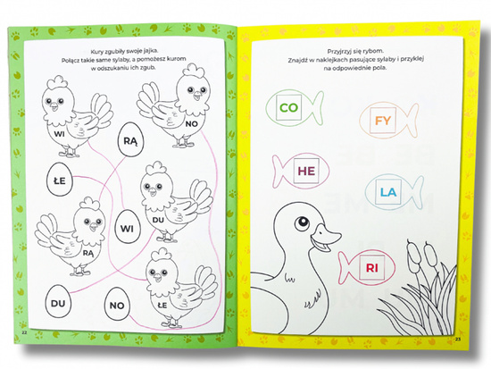 Kapitan Nauka Kolorowanka sylabowa. Na wsi KS1211