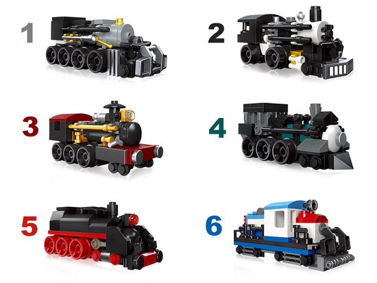 MINITRAIN construction blocks - various models from the series: mini train ZA5759