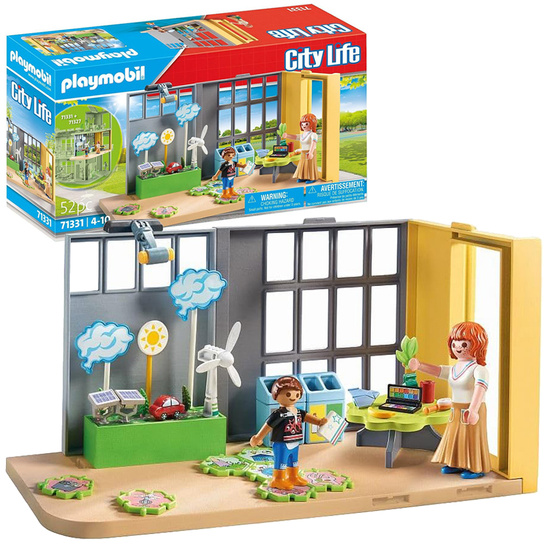 Klocki Playmobil 52-elementy 71331Szkoła rozbudowa nauka o środowisku ZA5992