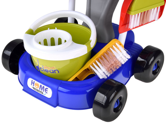 Children's cleaning set - trolley with accessories and vacuum cleaner ZA5873