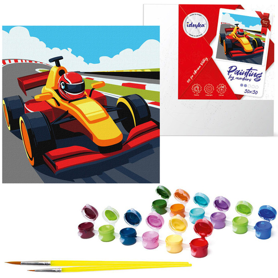 Painting by numbers 30x30cm KHO8559 Colorful races AP0070