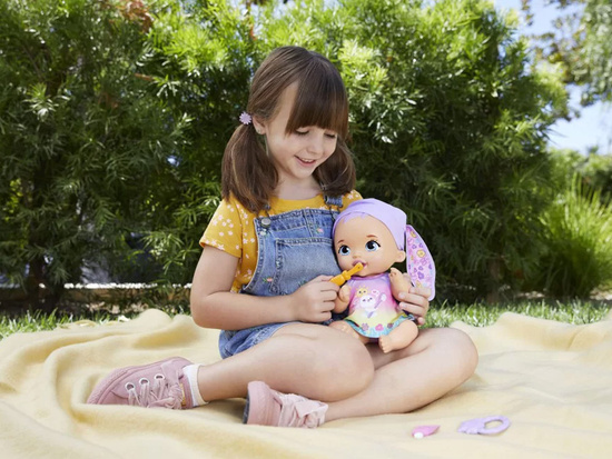 My Garden Baby doll brushing teeth with a bunny doll doll with accessories ZA5432