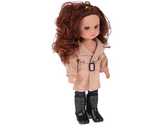 Stylish Kalinka Jesieniara doll in an elegant coat 36cm ZA5840