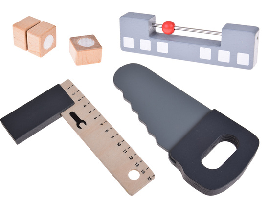 Wooden workshop for a little handyman tools for children ZA5616